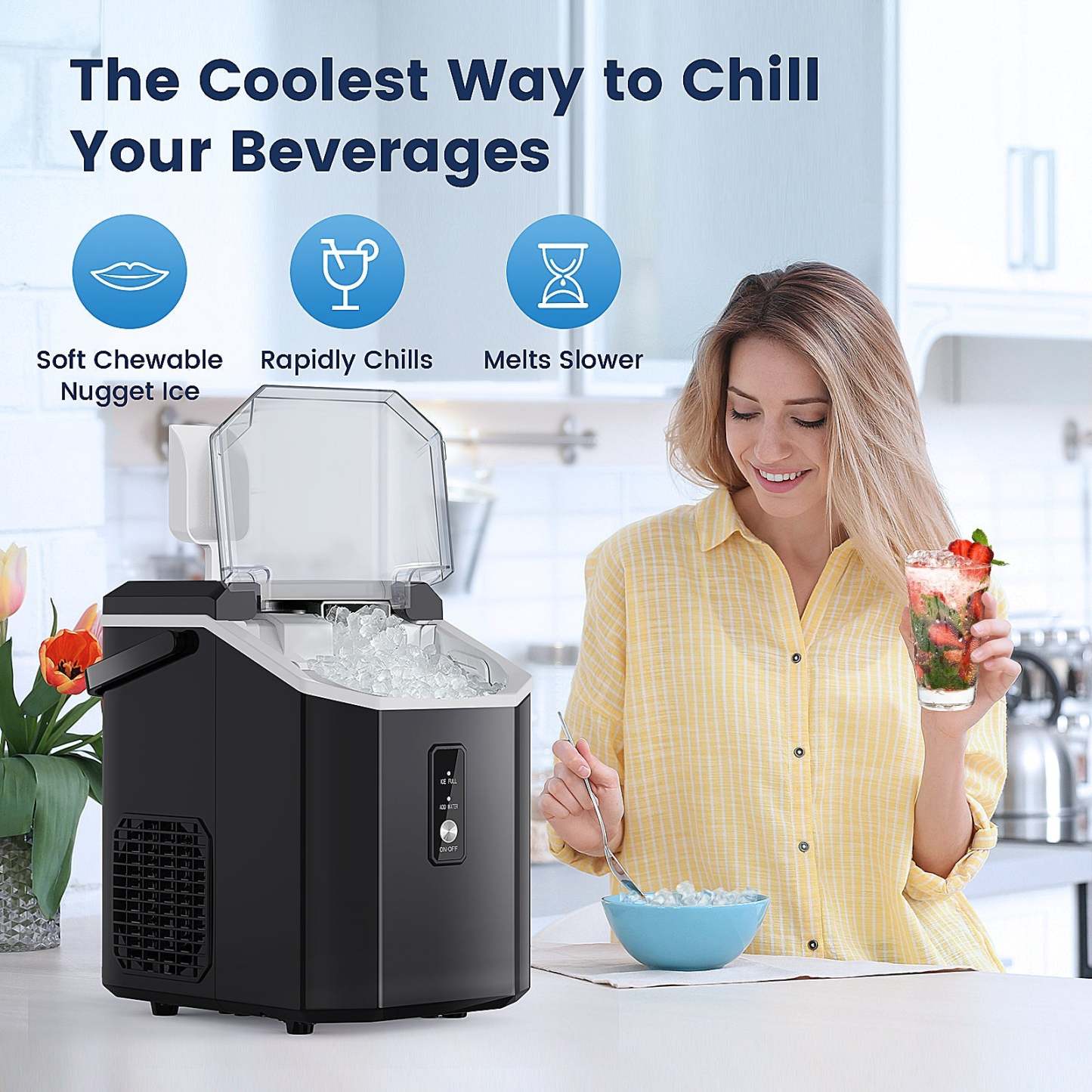 Nugget Pebble Ice Maker Countertop Z5815NA