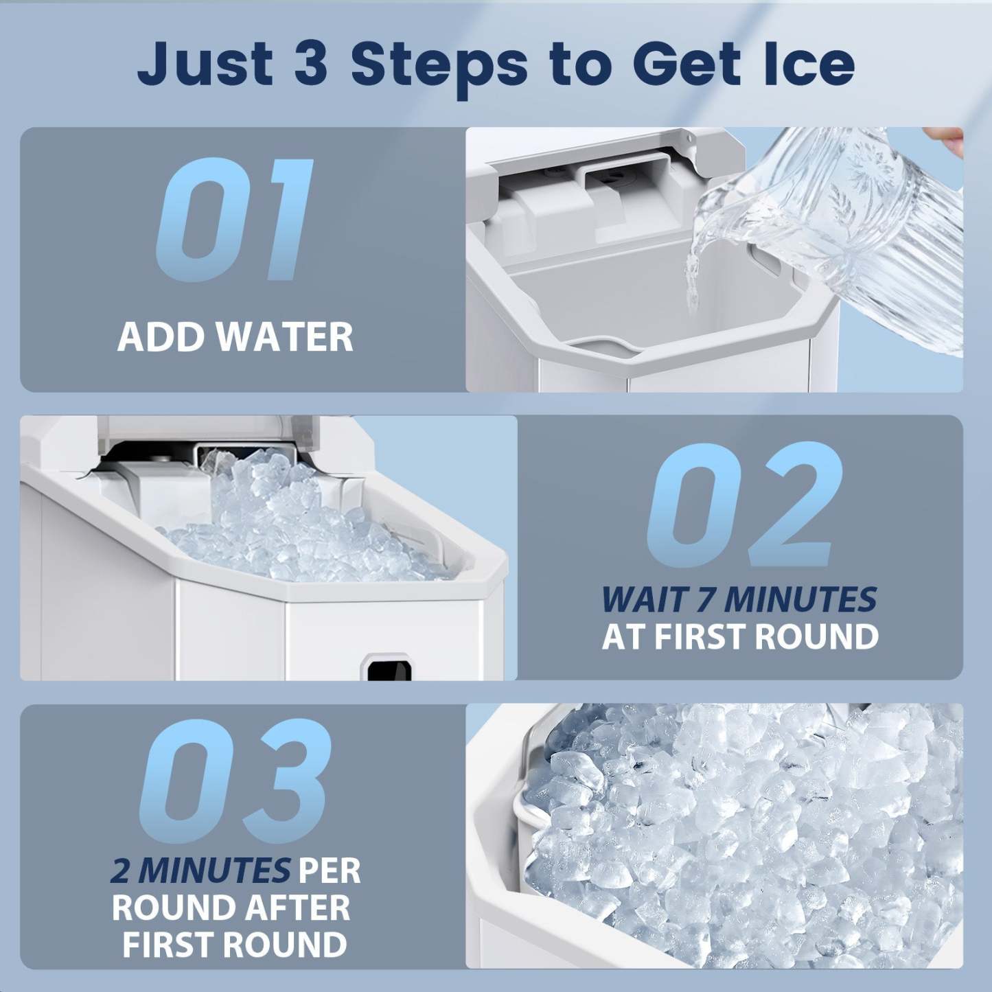 Nugget Pebble Ice Maker Countertop Z5815NA