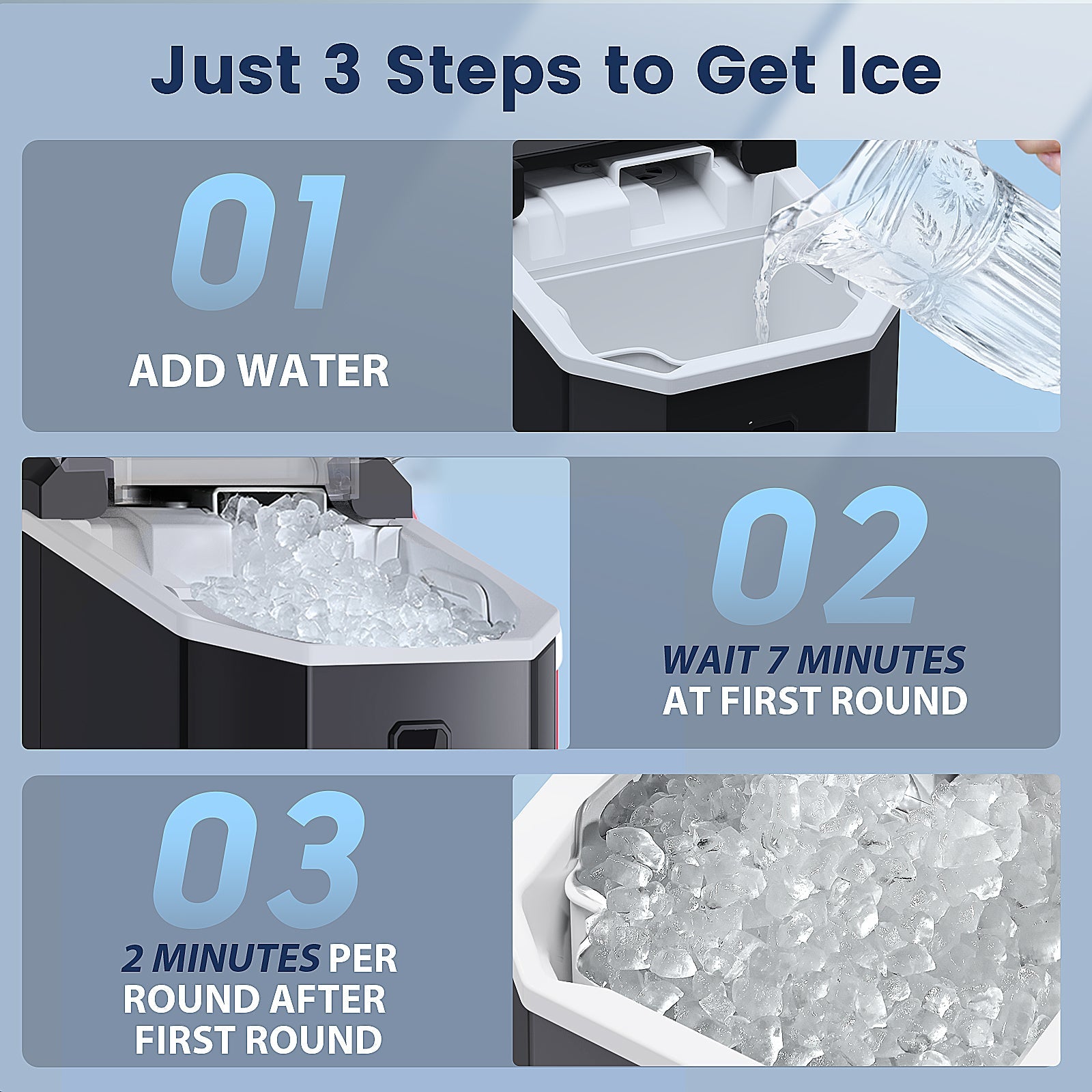 Nugget Pebble Ice Maker Countertop Z5815NA