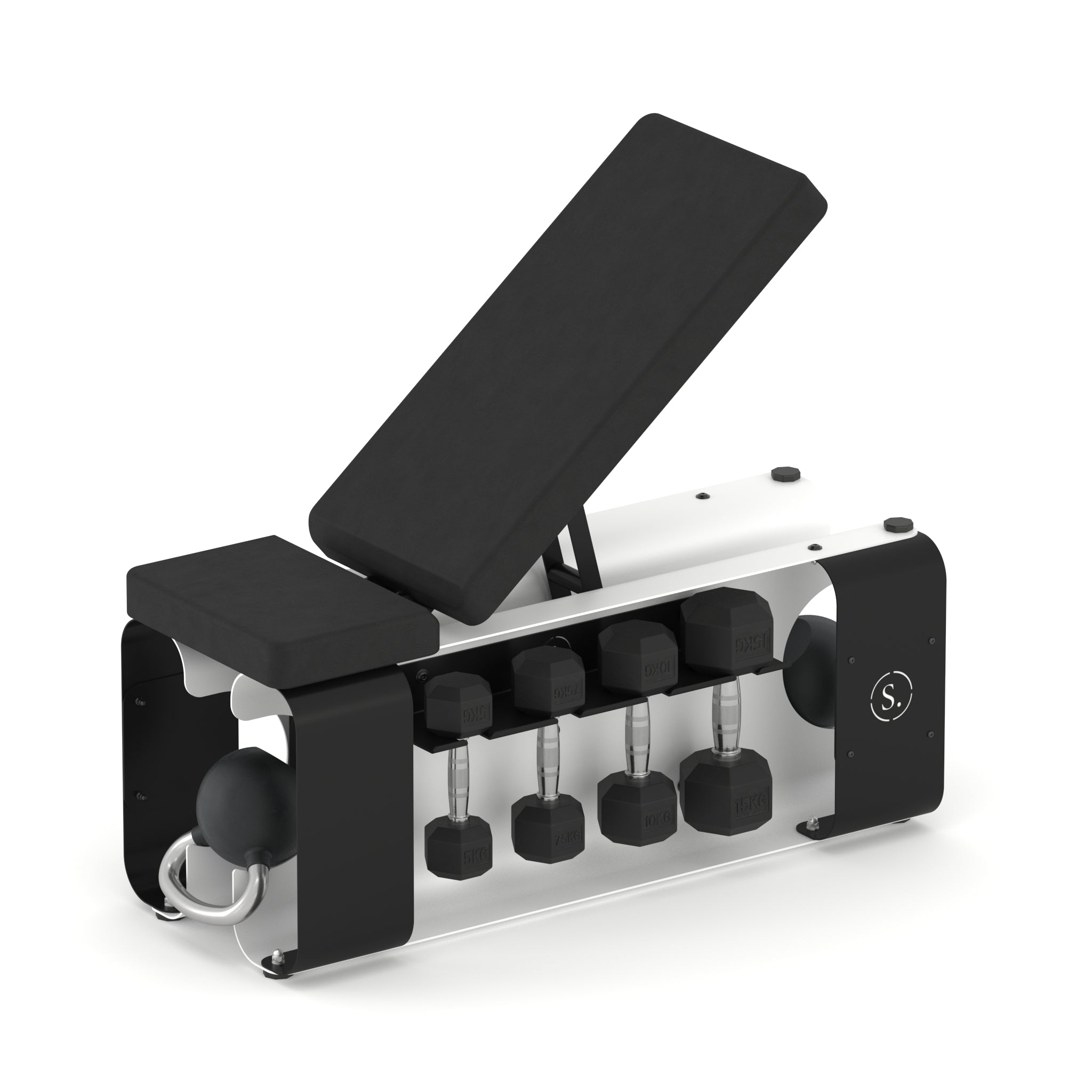 All-in-One Home Gym Bench with Built-In Weight Storage