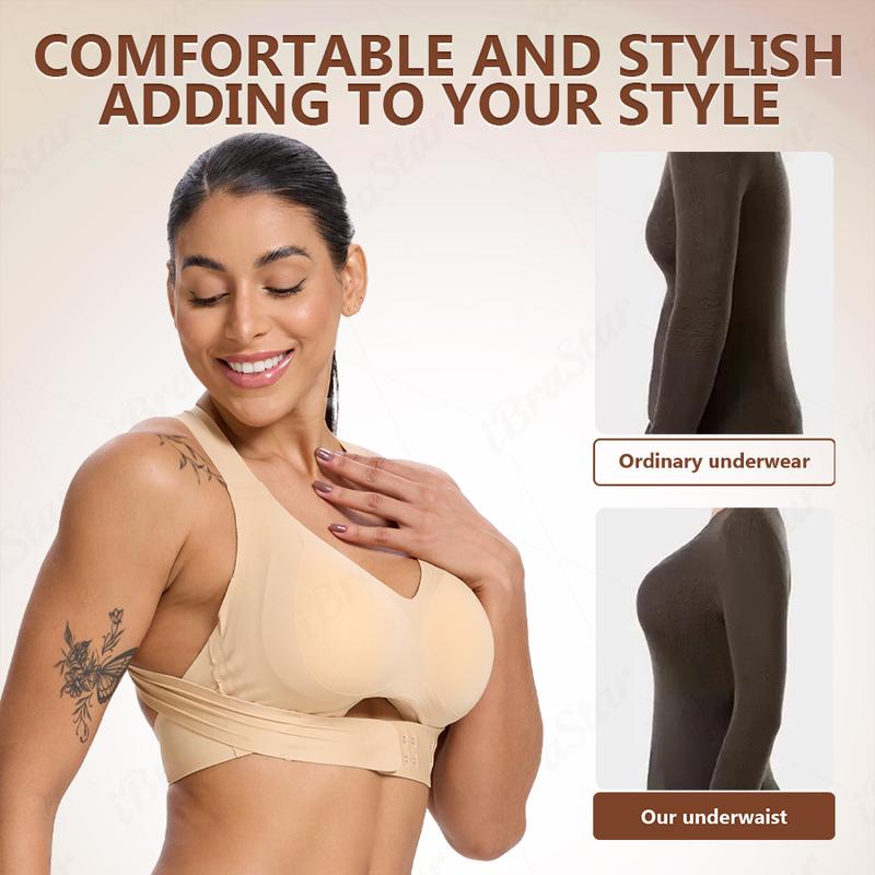 Posture-correcting and shaping seamless underwear, shaping yoga and fitness underwear.
