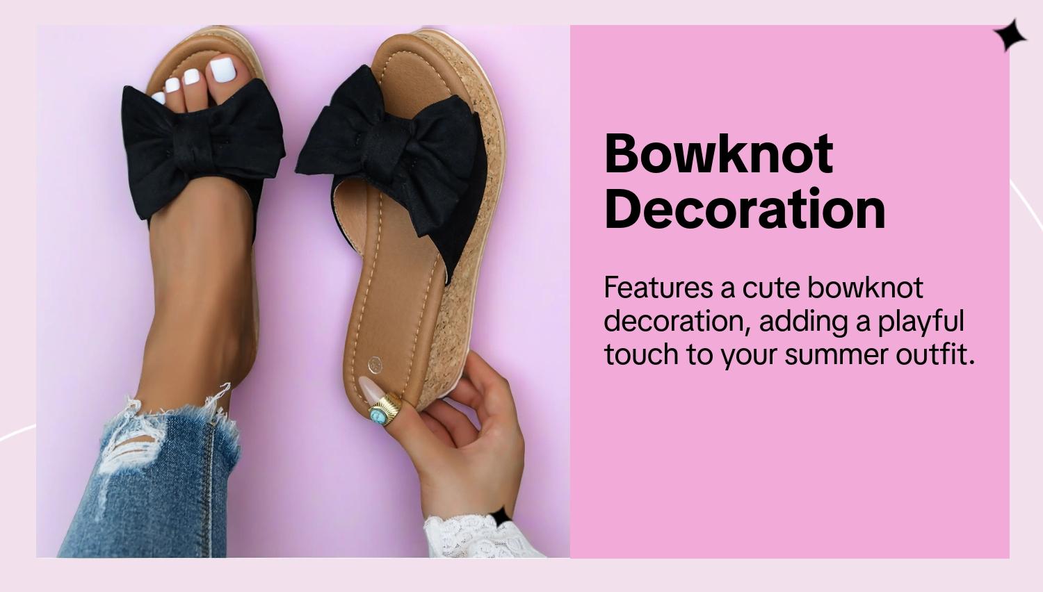 Women's Cute Bowknot Leopard Print Wedge Sandals, Elevated Sandals, Casual Fashion Slip-On Wedges, Summer Trendy Shoes for Beach Daily Wear, Fashionable Footwear Women's Cute Bowknot Leopard Print Wedge Sandals, Elevated Sandals, Casual Fashion Slip-On Wedges, Summer Trendy Shoes for Beach Daily Wear, Fashionable Footwear