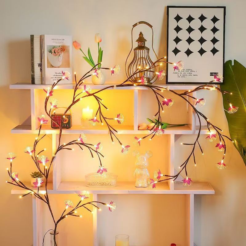 🔥Christmas Hot Selling Item - LED fiber optic floral tree branch lights