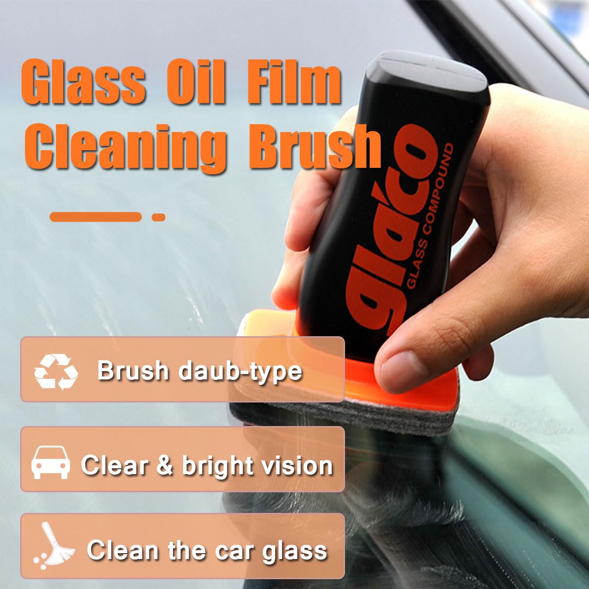 Glass Oil Film Remover for Car