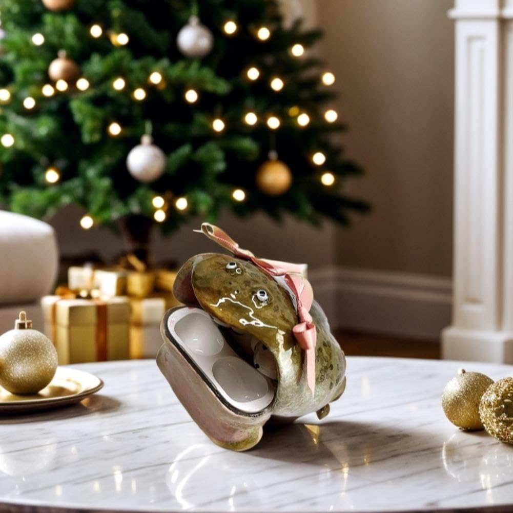 Frog-shaped Bluetooth Earphone Case