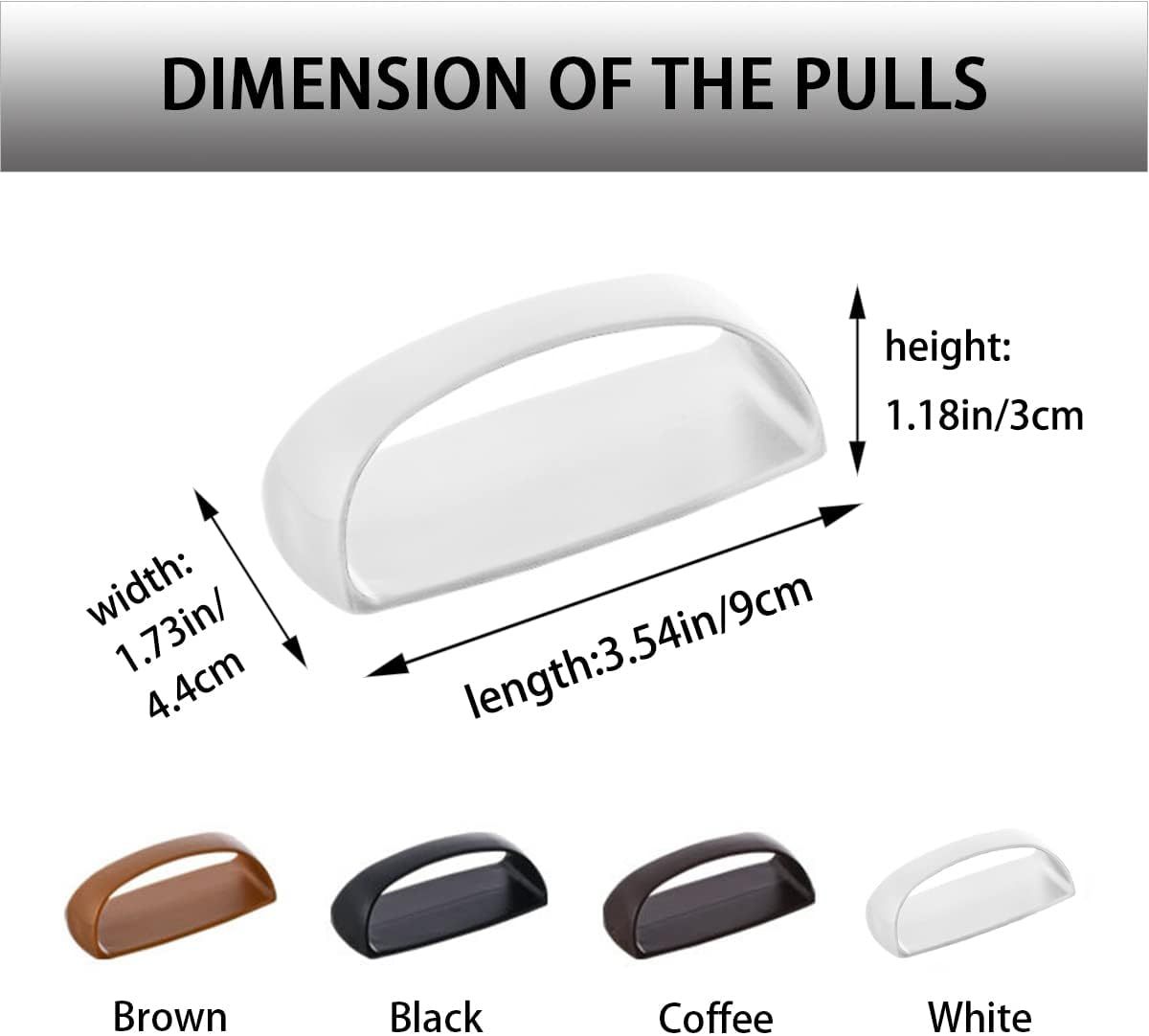 Self-Stick Cabinet Handle Stick On Pull Helper with Adhesive