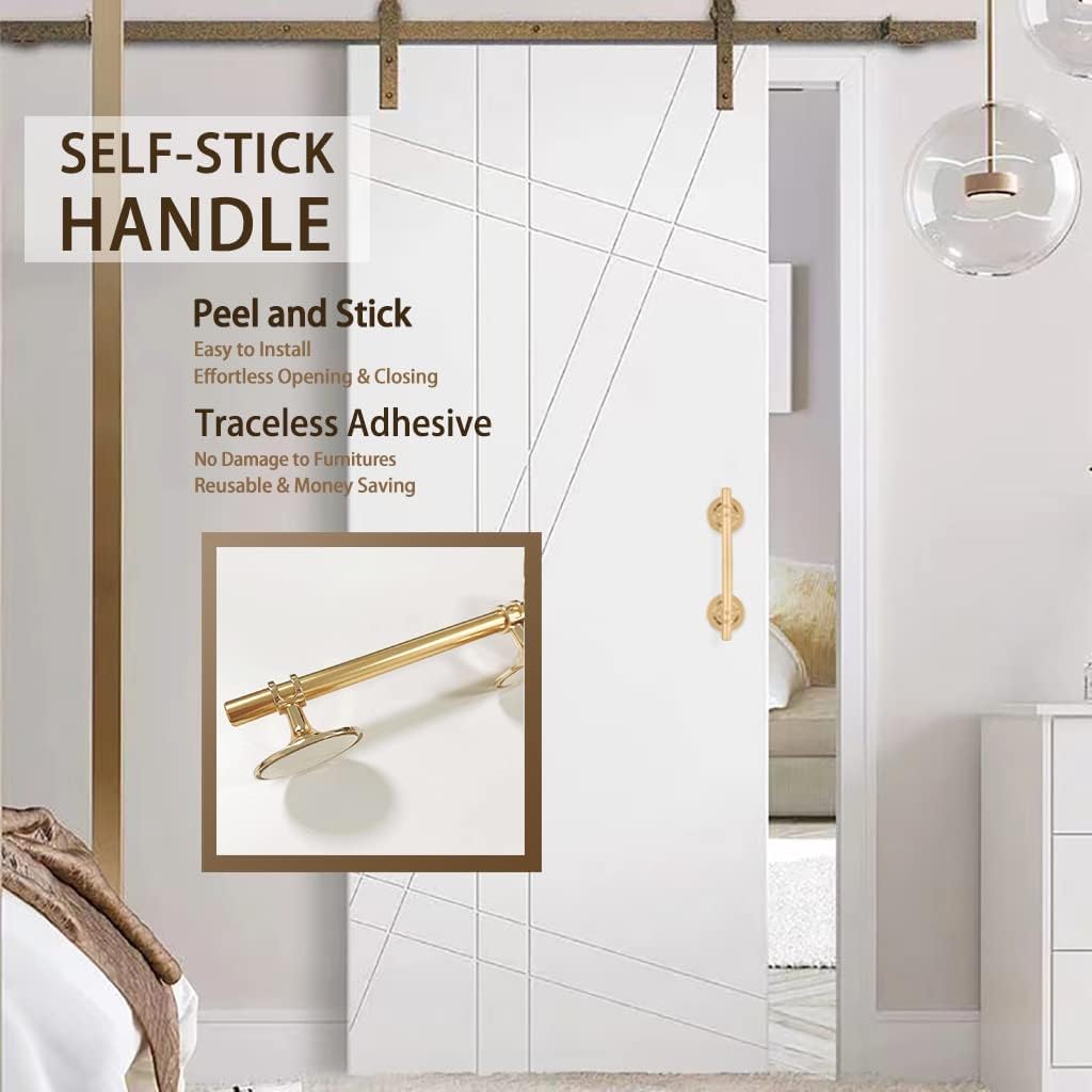  Self-Adhesive Zinc Handle Cabinet Pull Replacement Pull Helper 