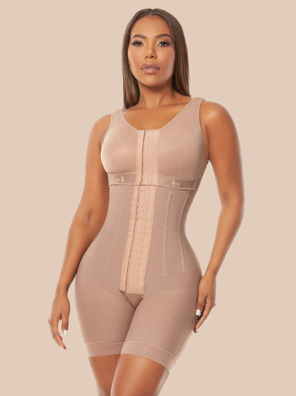 Women's Chest-Packed Body Shaper Postpartum Fajas Colombianas Ref10066