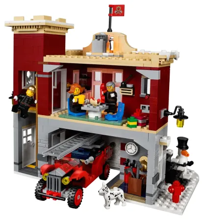 Winter Village Fire Station