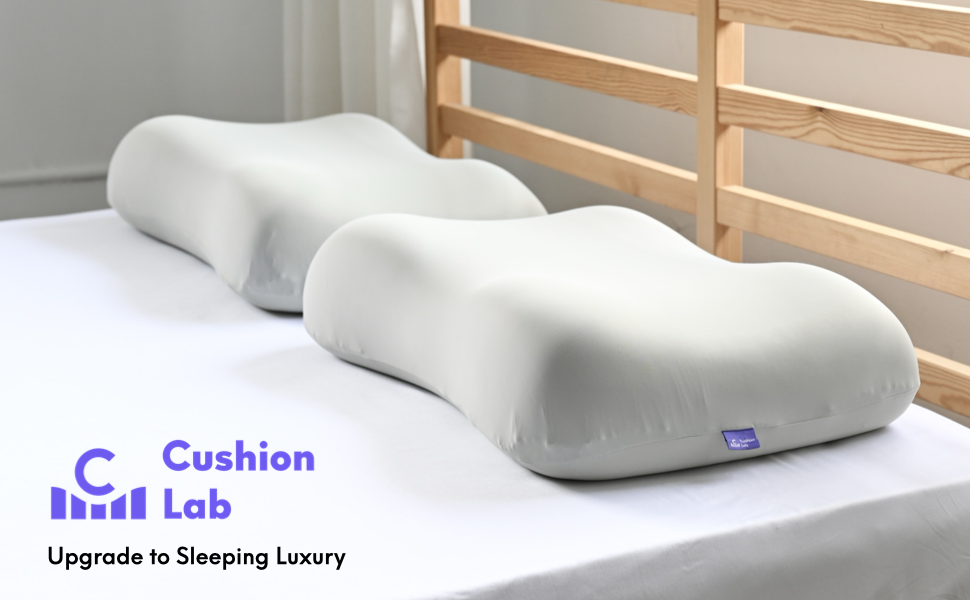Cushion Lab Deep Sleep Pillow Upgrade to sleeping luxury
