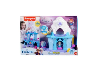 Fisher-Price Disney Frozen Little People Elsa‚Äôs Enchanted Lights Palace Playset