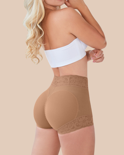 Women Classic Lace Butt Lifter Panty Smoothing Brief - Daily Wear