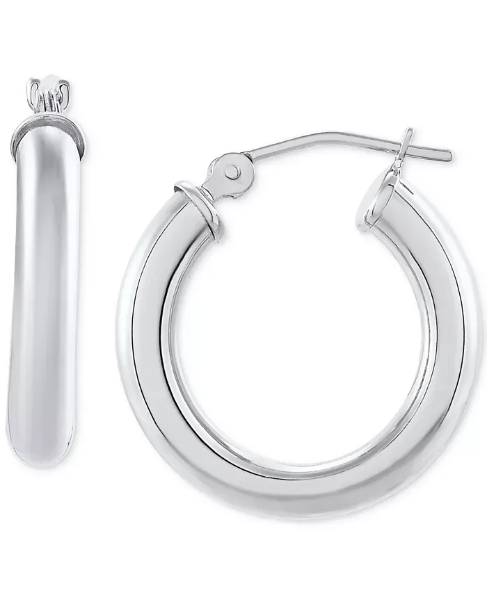 14k Gold Hoop Earrings (18mm)