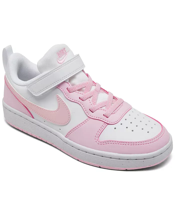 Little Girls Court Borough Low Recraft Adjustable Strap Casual Sneaker
