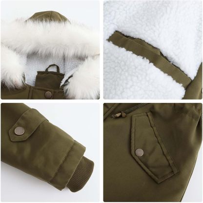 Winter Long Sleeve Parka Jackets - Women's