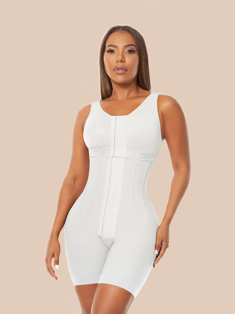 Women's Chest-Packed Body Shaper Postpartum Fajas Colombianas Ref10066