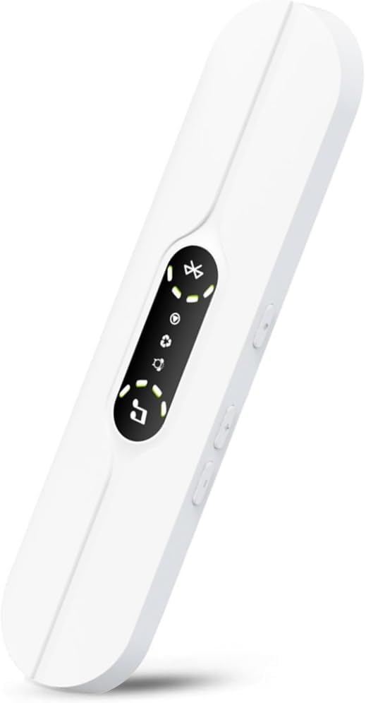 Under Pillow Speakers for Sleeping Bluetooth, Bone Conduction Technology, 3D White Noise Generator, Volume Control & Sleep Timer, Side Sleeper Friendly