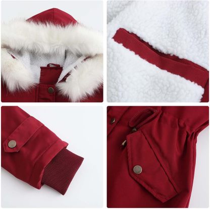 Winter Long Sleeve Parka Jackets - Women's