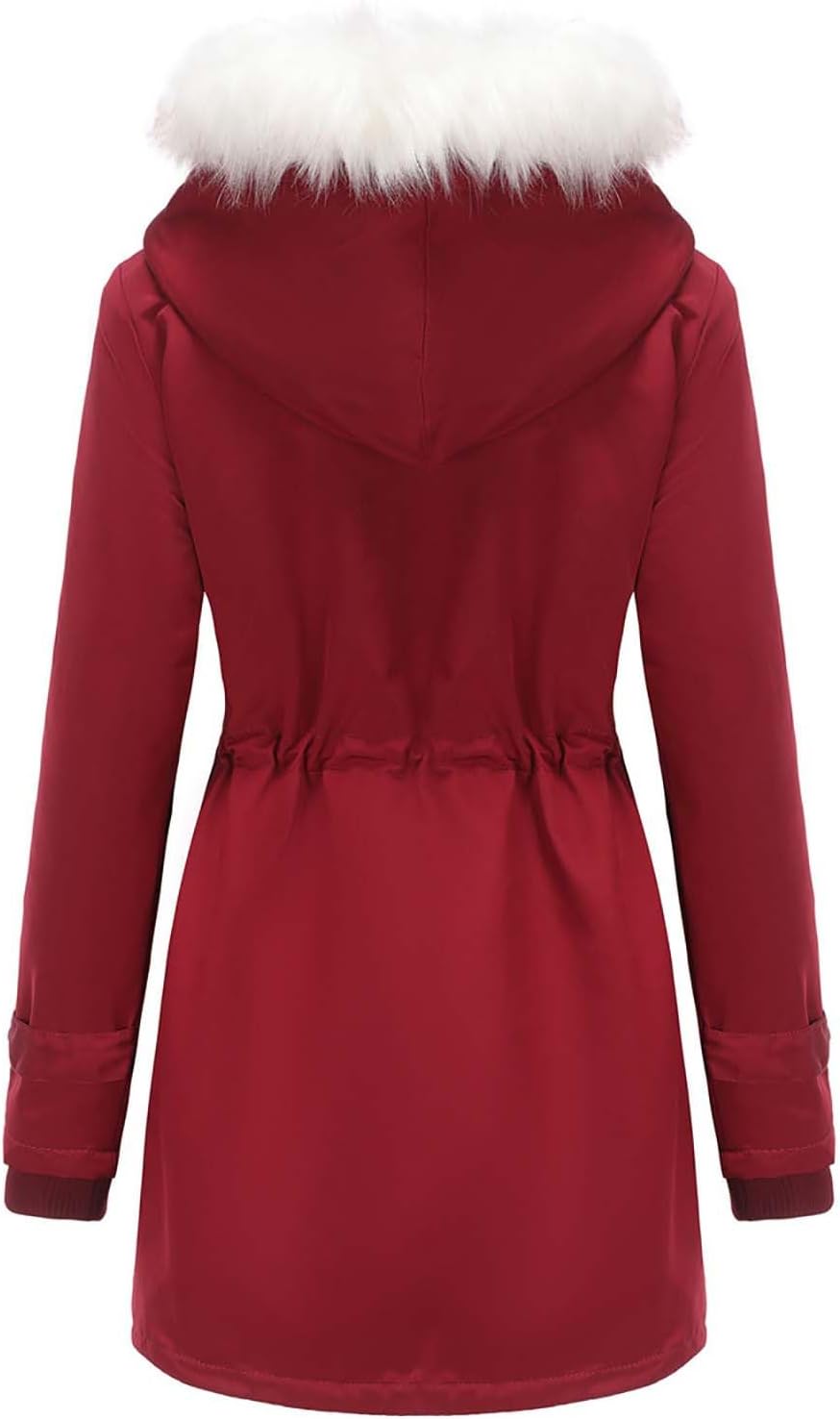 Winter Long Sleeve Parka Jackets - Women's