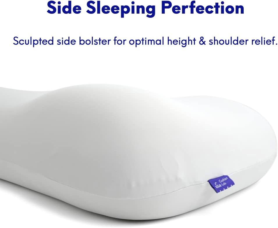 C CUSHION LAB Deep Sleep Pillow, Ergonomic Neck Support, Side/Back Sleeper