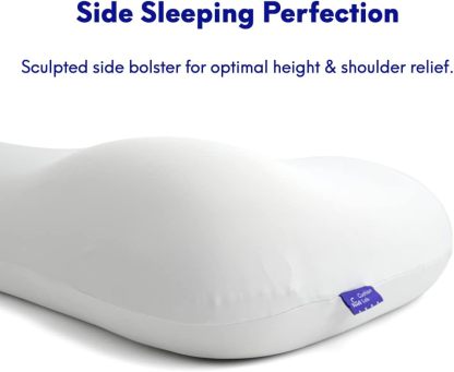 C CUSHION LAB Deep Sleep Pillow, Ergonomic Neck Support, Side/Back Sleeper