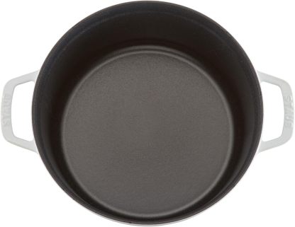 STAUB Cast Iron Dutch Oven Round Cocotte, Made in France