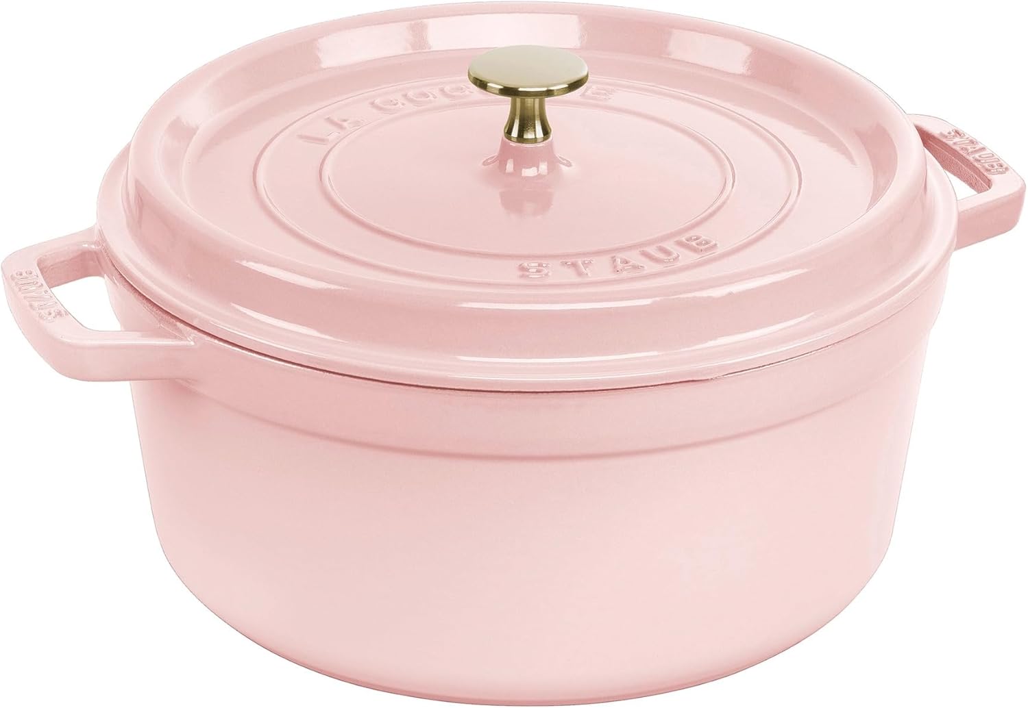 STAUB Cast Iron Dutch Oven Round Cocotte, Made in France