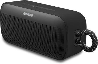 Bose SoundLink Plus Portable Bluetooth Speaker, Wireless Outdoor Speaker, Up to 20 Hours Battery Life, Waterproof and Dustproof, Black