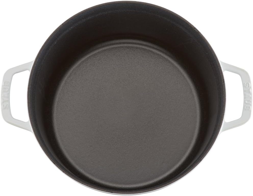 STAUB Cast Iron Dutch Oven Round Cocotte, Made in France