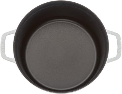 STAUB Cast Iron Dutch Oven Round Cocotte, Made in France