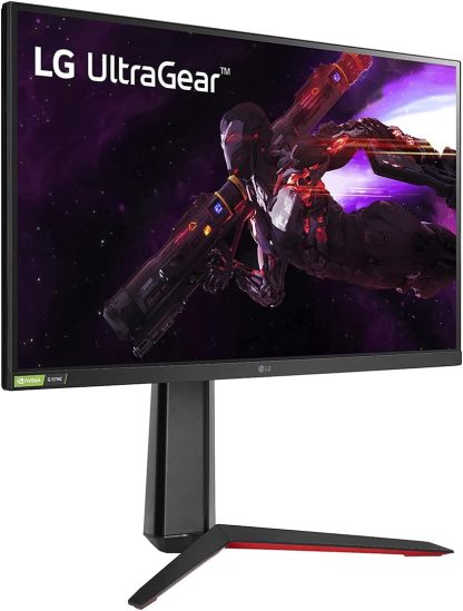 LG 27GP850-B Ultragear Gaming Monitor 27-Inch QHD (2560 x 1440) Nano IPS Display 1ms Response Time 165Hz Refresh Rate NVIDIA G-SYNC Compatible AMD FreeSync Premium Tilt/Height/Pivot Adjustable Stand