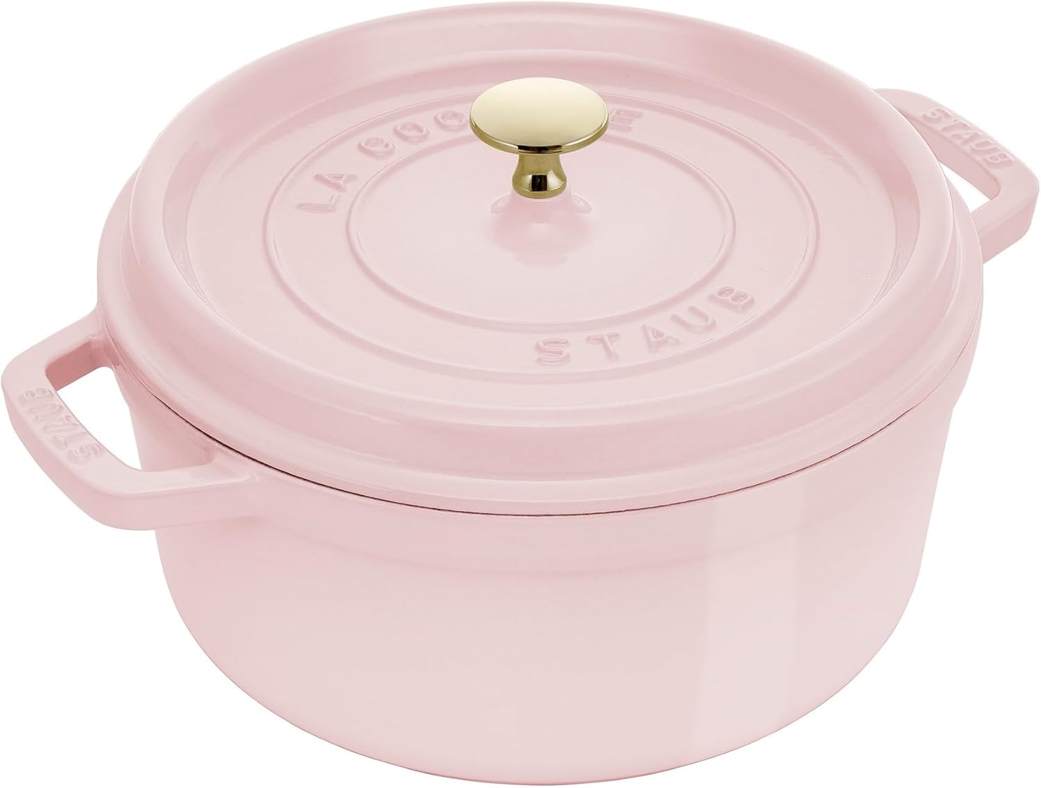 STAUB Cast Iron Dutch Oven Round Cocotte, Made in France
