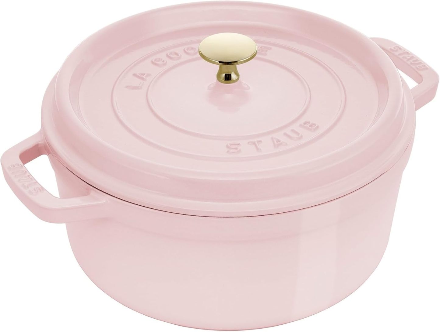 STAUB Cast Iron Dutch Oven Round Cocotte, Made in France