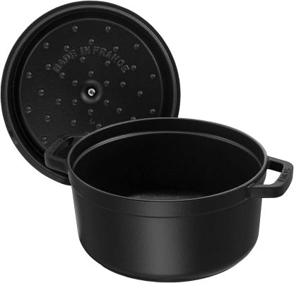 STAUB Cast Iron Dutch Oven Round Cocotte, Made in France