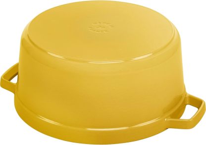 STAUB Cast Iron Dutch Oven Round Cocotte, Made in France