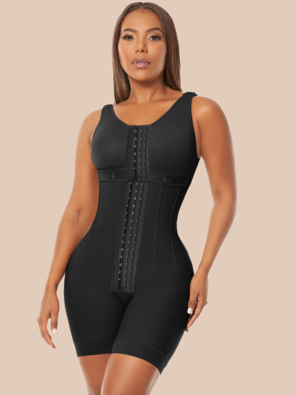 Women's Chest-Packed Body Shaper Postpartum Fajas Colombianas Ref10066