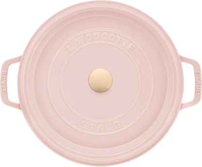 STAUB Cast Iron Dutch Oven Round Cocotte, Made in France
