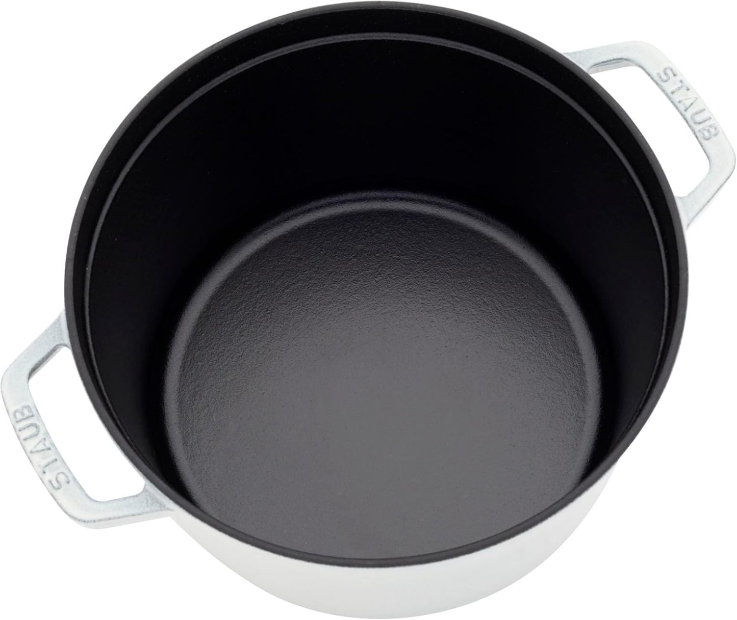 STAUB Cast Iron Dutch Oven Round Cocotte, Made in France