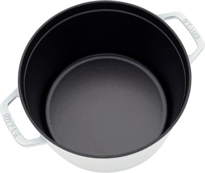 STAUB Cast Iron Dutch Oven Round Cocotte, Made in France