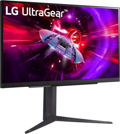 LG 27GR83Q-B 27-inch Ultragear QHD (2560x1440) IPS Gaming Monitor, 240Hz, 1ms, DisplayHDR 400, G-Sync AMD FreeSync Premium, HDMI 2.1 DisplayPort, 4-Pole HP Out DTS GP:X, Tilt/Height/Pivot Stand, Black