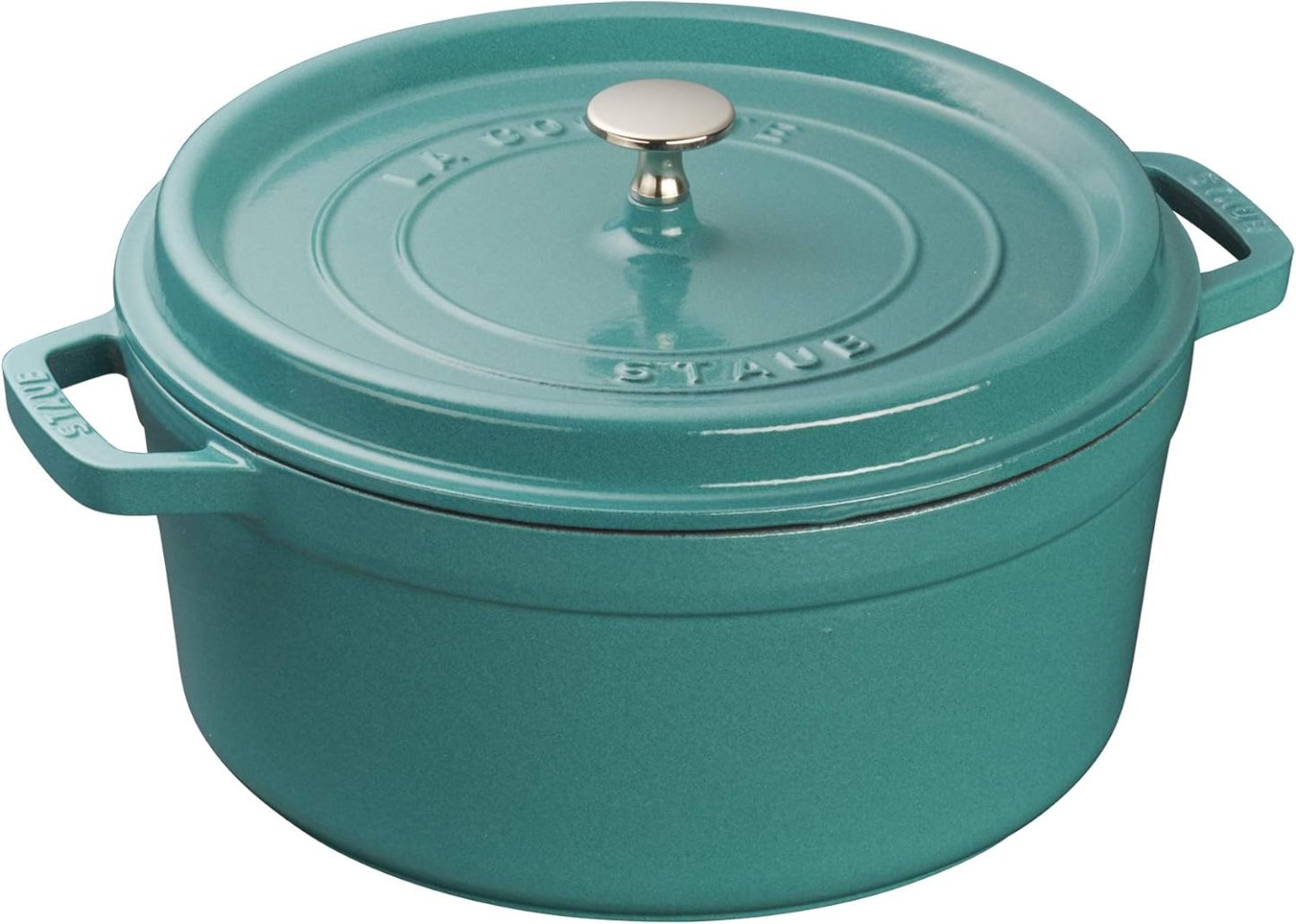 STAUB Cast Iron Dutch Oven Round Cocotte, Made in France