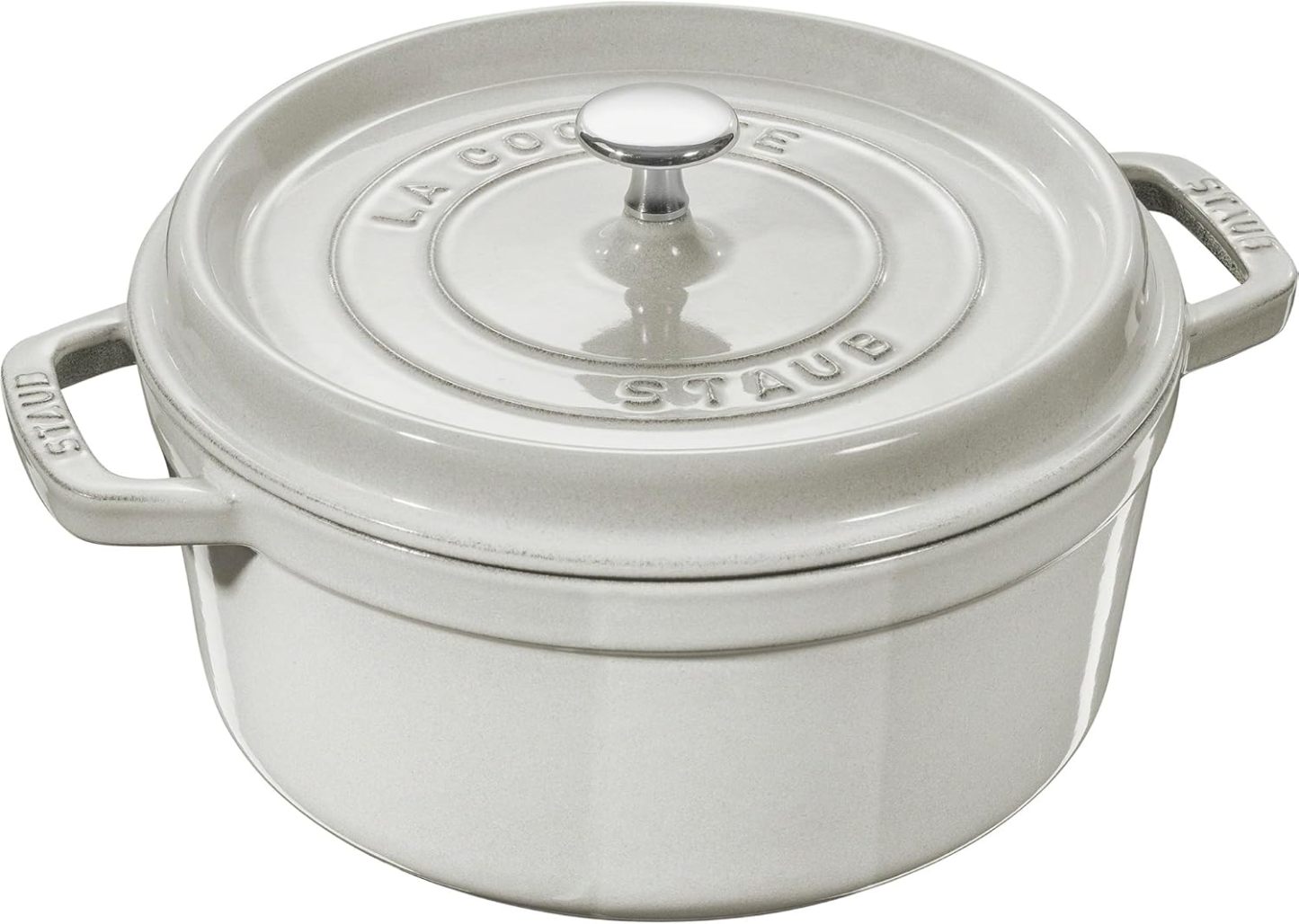 STAUB Cast Iron Dutch Oven Round Cocotte, Made in France