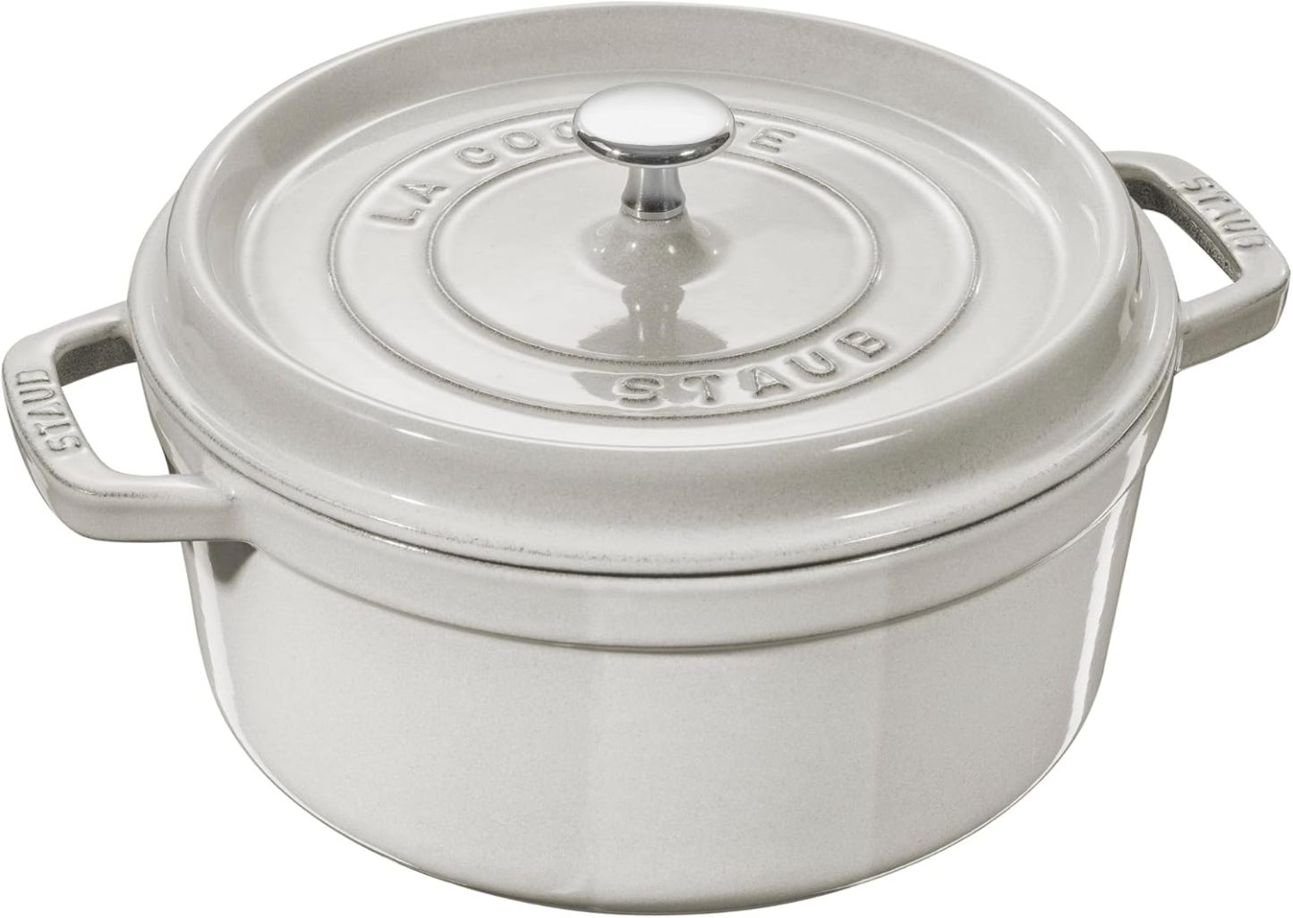 STAUB Cast Iron Dutch Oven Round Cocotte, Made in France