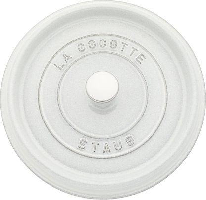 STAUB Cast Iron Dutch Oven Round Cocotte, Made in France