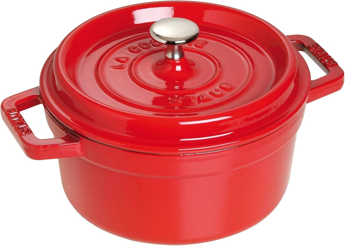 STAUB Cast Iron Dutch Oven Round Cocotte, Made in France