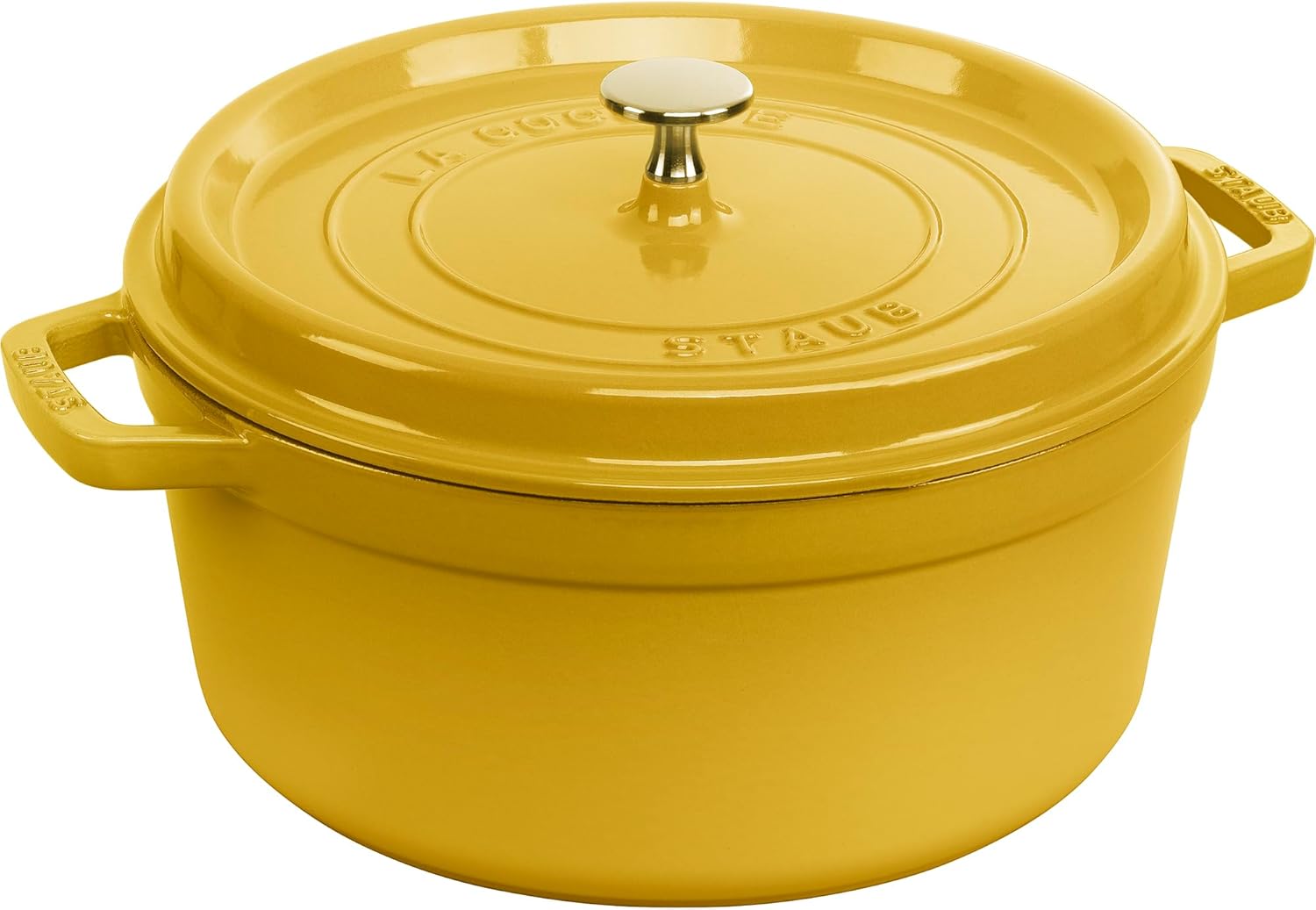 STAUB Cast Iron Dutch Oven Round Cocotte, Made in France