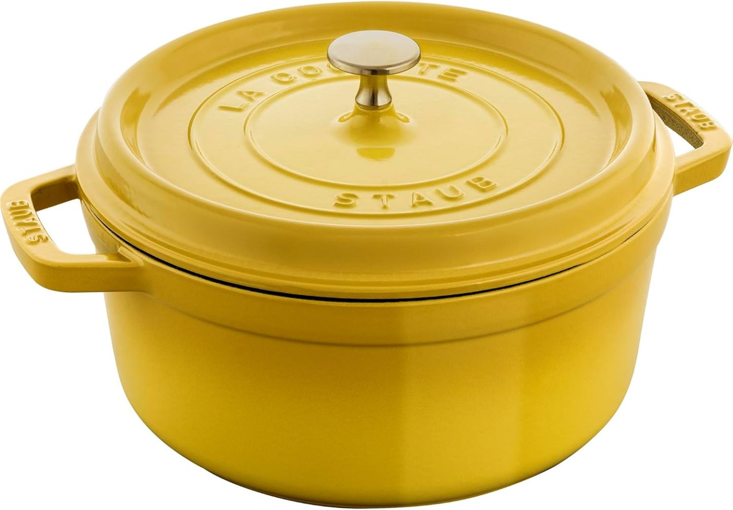 STAUB Cast Iron Dutch Oven Round Cocotte, Made in France