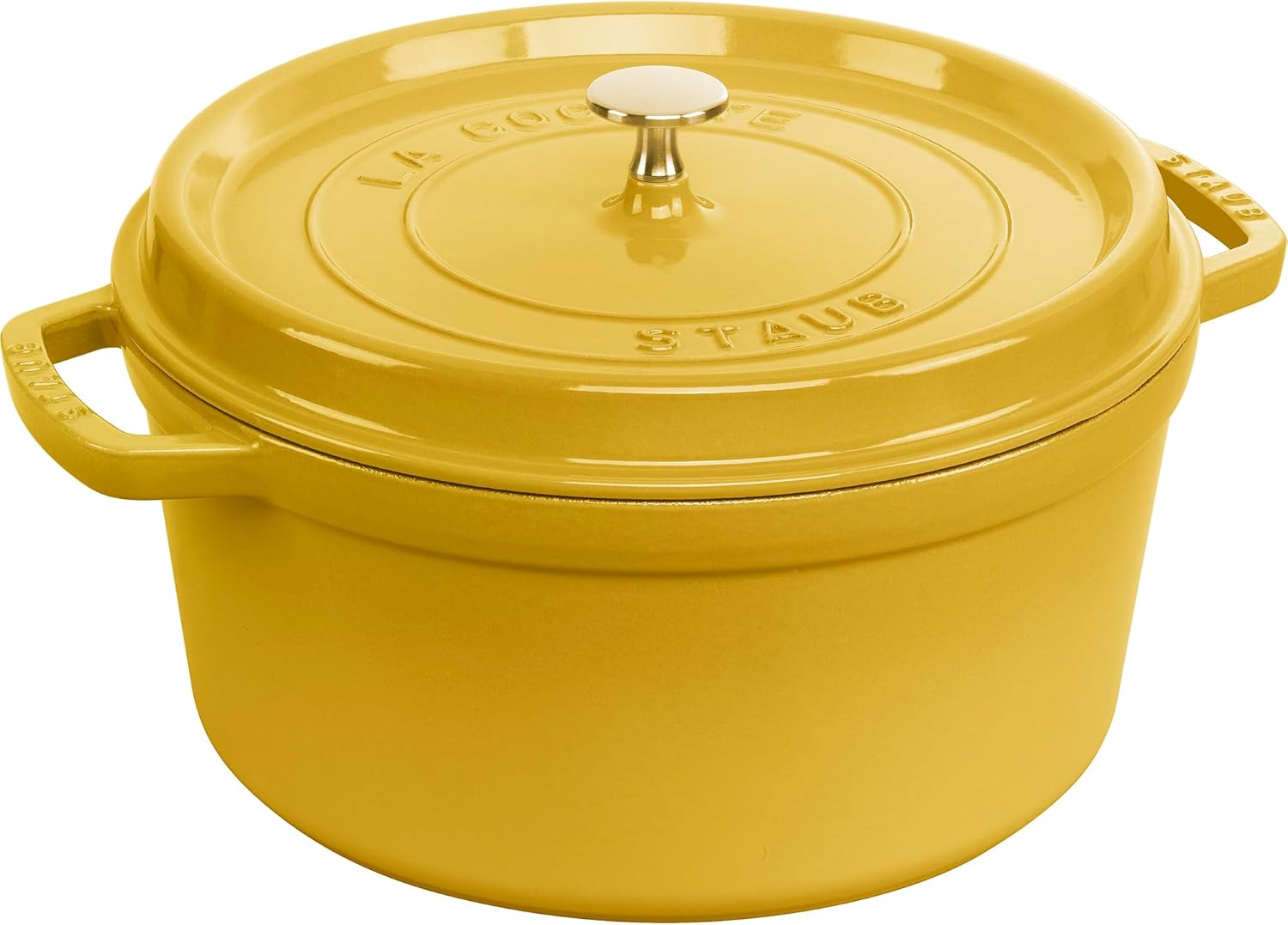 STAUB Cast Iron Dutch Oven Round Cocotte, Made in France