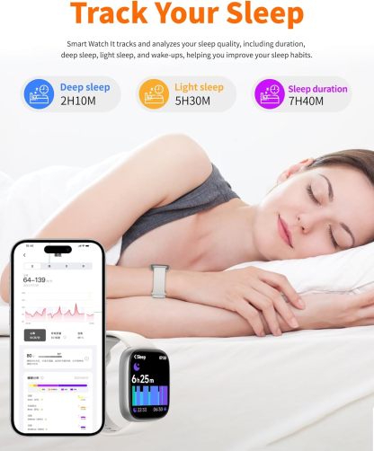 Smart Watch for Men Women, Bluetooth Calling,Compatible with Android & iOS