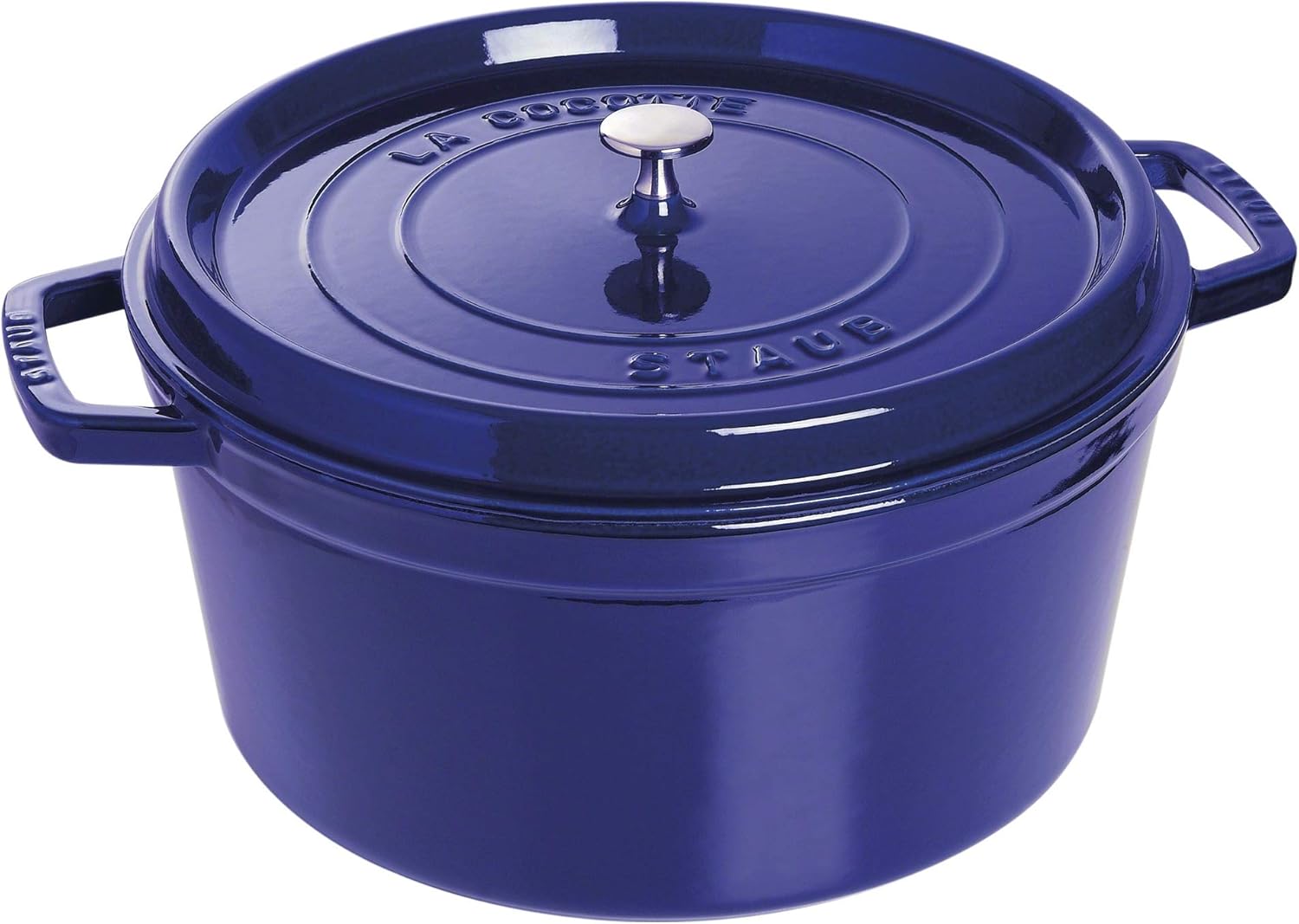 STAUB Cast Iron Dutch Oven Round Cocotte, Made in France